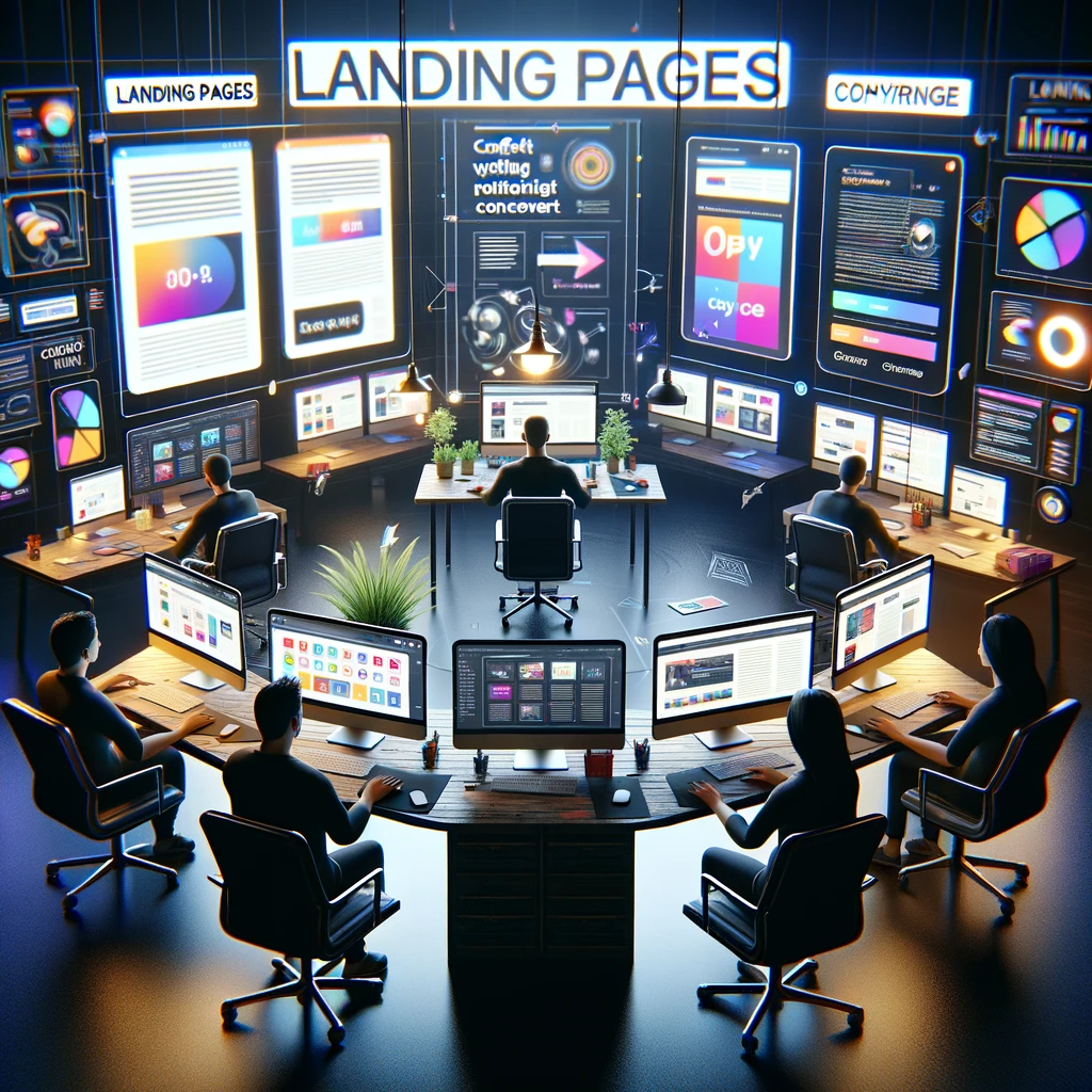 Landing pages copywriting brand ignite